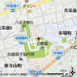 愛知県瀬戸市城屋敷町35周辺の地図