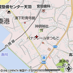 千葉県富津市湊303周辺の地図