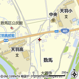 千葉県富津市数馬55周辺の地図