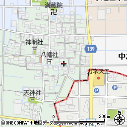 愛知県稲沢市中之庄町辻畑159周辺の地図
