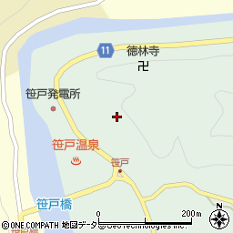 愛知県豊田市笹戸町神田周辺の地図