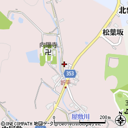 愛知県豊田市折平町松葉坂周辺の地図