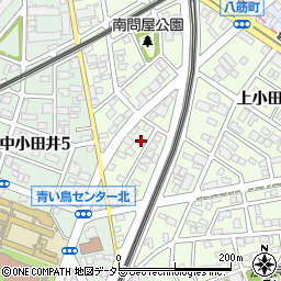 愛知県名古屋市西区上小田井2丁目184周辺の地図