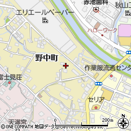 静岡県富士宮市野中町695周辺の地図