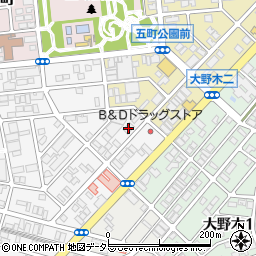 愛知県名古屋市西区市場木町311周辺の地図