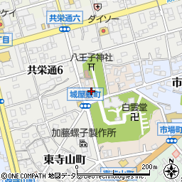 愛知県瀬戸市城屋敷町22周辺の地図