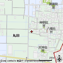 愛知県稲沢市中之庄町辻畑46周辺の地図