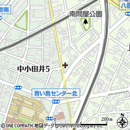 愛知県名古屋市西区上小田井2丁目208周辺の地図