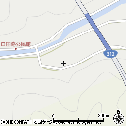 兵庫県朝来市田路53-2周辺の地図