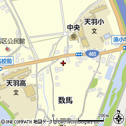 千葉県富津市数馬53周辺の地図