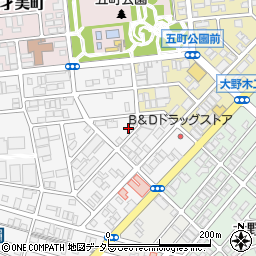 愛知県名古屋市西区市場木町354周辺の地図