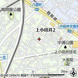 愛知県名古屋市西区上小田井2丁目94周辺の地図