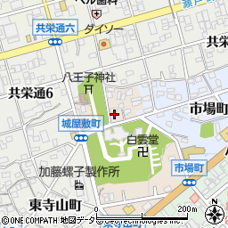 愛知県瀬戸市城屋敷町15周辺の地図