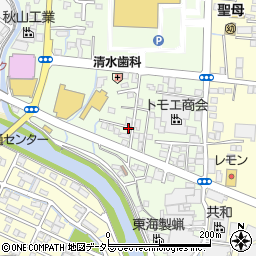 静岡県富士宮市浅間町周辺の地図