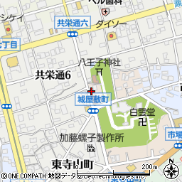 愛知県瀬戸市城屋敷町26-1周辺の地図