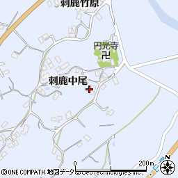 島根県大田市久手町刺鹿中尾周辺の地図