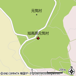 旭高原元気村キャンプ場周辺の地図