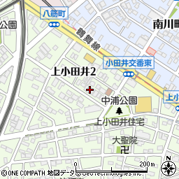 愛知県名古屋市西区上小田井2丁目70周辺の地図