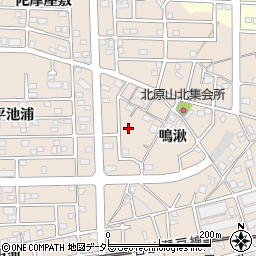 愛知県尾張旭市北原山町周辺の地図