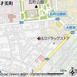 愛知県名古屋市西区市場木町358周辺の地図