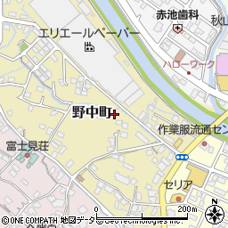 静岡県富士宮市野中町668周辺の地図