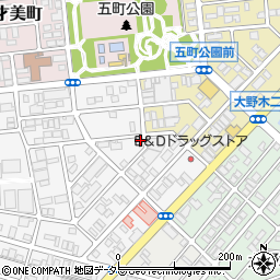 愛知県名古屋市西区市場木町357周辺の地図