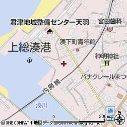 千葉県富津市湊97周辺の地図