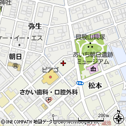 愛知県清須市西田中長堀25周辺の地図