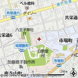 愛知県瀬戸市城屋敷町10周辺の地図