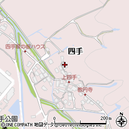 滋賀県犬上郡多賀町四手165周辺の地図