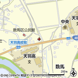 千葉県富津市数馬438周辺の地図