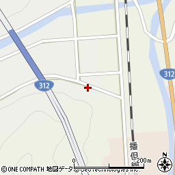 兵庫県朝来市田路4周辺の地図