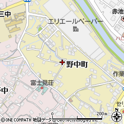 静岡県富士宮市野中町524周辺の地図