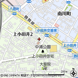 愛知県名古屋市西区上小田井2丁目5周辺の地図