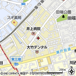 プライム薬局瀬戸川北店周辺の地図