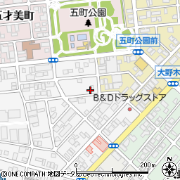 愛知県名古屋市西区市場木町512周辺の地図