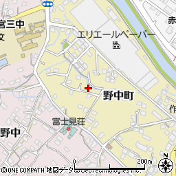 静岡県富士宮市野中町528周辺の地図
