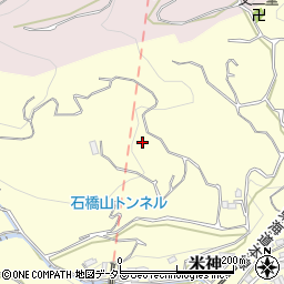 神奈川県小田原市米神190周辺の地図