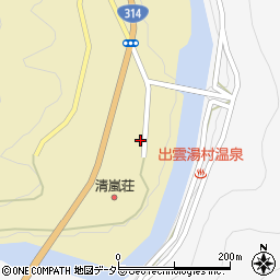 島根県雲南市吉田町川手182-3周辺の地図