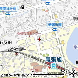 愛知県尾張旭市東大道町原田9-1周辺の地図