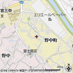 静岡県富士宮市野中町530周辺の地図
