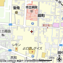 静岡県富士宮市田中町周辺の地図