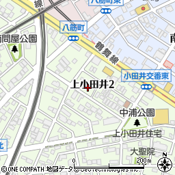 愛知県名古屋市西区上小田井2丁目57周辺の地図