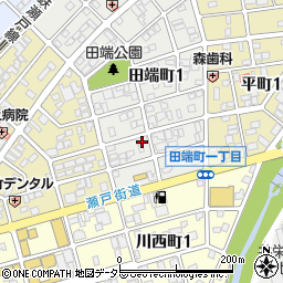愛知県瀬戸市田端町1丁目31周辺の地図