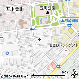 愛知県名古屋市西区市場木町520周辺の地図