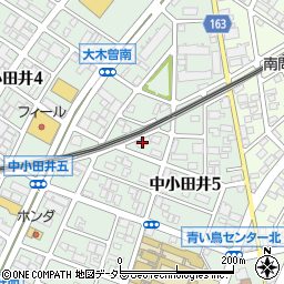 プリミエール小田井周辺の地図