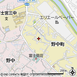 静岡県富士宮市野中町535周辺の地図