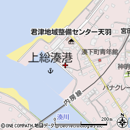 千葉県富津市湊143周辺の地図