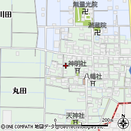 愛知県稲沢市中之庄町辻畑73周辺の地図