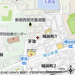 愛知県尾張旭市平子町中通21周辺の地図